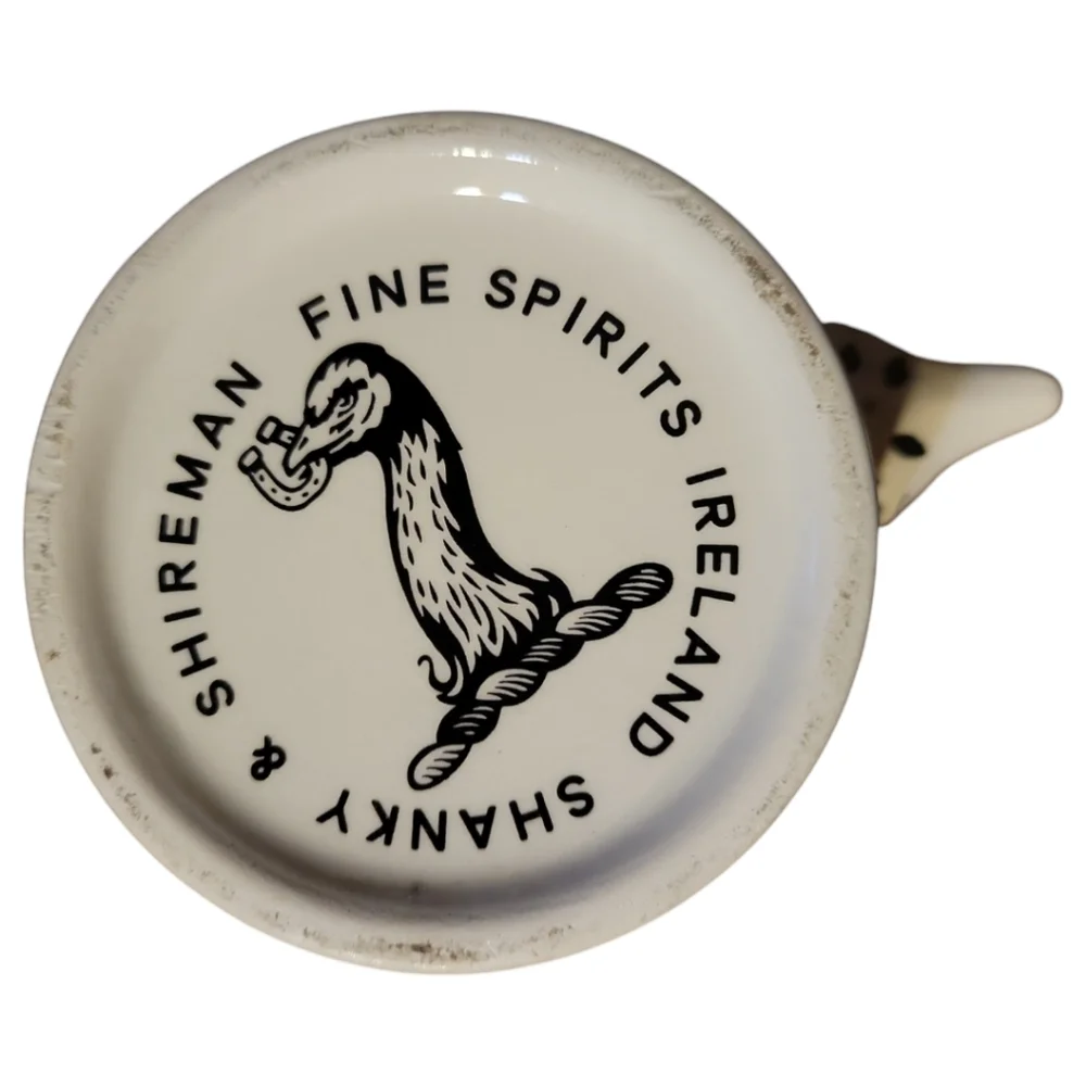 Vtg Shanky's Shireman Whip Cup Mug Racing Ostrich Celtic IRISH LIQUOR Spirits
